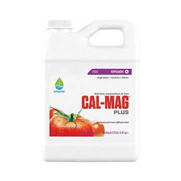 Picture of BOTANICARE HGC00023 Botanicare Cal-Mag Plus, A Calcium, Magnesium, And Iron Plant Supplement, Corrects Common Plant Deficiencies, Add To Water Or Use As A Spray, 2-0-0 NPK, Quart (EA)