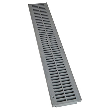 Picture of Nds 241-1 NDS 241-1 Spee-D® Channel Drain Grate, Plastic, 4-1/8-Inch wide X 2-Feet long, for Driveways, Patios, Pool Decks and Commercial Areas, Gray (EA)