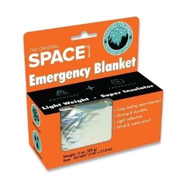 Picture of Grabber 9914EBSS Grabber Outdoors The Original Space Brand Emergency Survival Blanket, Silver, 3oz. 56" X 84" (EA)