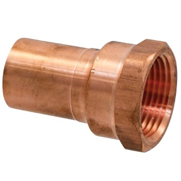 Picture of NIBCO INC 9028305PCU NIBCO Fig No PC603-2, 1/2 in. Copper Extended Adapter FTG x F Copper, Solder (EA)