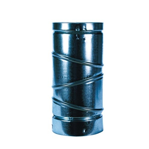 Picture of Selkirk 185230 Selkirk 5 in. Dia. x 5 in. Dia. Adjustable 90 deg. Aluminum Stove Pipe Elbow (PK-2-EA)