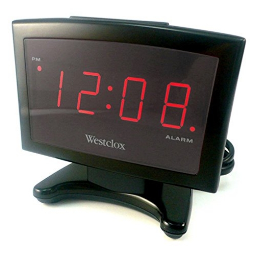 Picture of WESTCLOX(R) 70014A Westclox Alarm Clock Red 0.9" Red Led Display (EA)