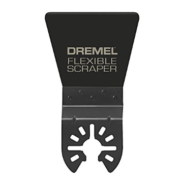 Picture of DREMEL(R) MM610 Dremel MM610 Oscillating Tool Flexible Scraper Blade, Ideal for Removal of Soft Materials - Universal Quick-Fit Interface Fits Bosch, Milwaukee, Makita, and Rockwell, Black (EA)