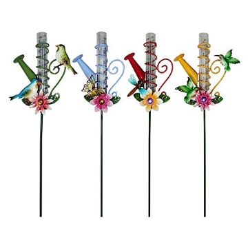 Picture of Alpine Dairy, Inc. WQA306ABB Alpine Corp WQA306ABB 15 in. Watering Can Rain Gauge Planter Stake Pack of 1616 (PK-16-EA)