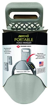 Picture of TEKNOR APEX HM-100 Teknor Apex Zero G Portable 0.62 Pound 100 Foot Durable Plastic Wall Mount Manual Hose Hanger System with Mounting Brackets, Gray (EA)