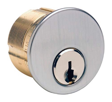 Picture of ILCO KABA CORP 7165FA2-26D-KA2 Kaba Ilco 5001724 KW9 Chrome Brass Mortise Cylinder Keyed Alike - Case of 1010 (PK-10-EA)