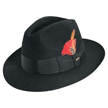 Picture of Dorfman - Pacific GA27BKXL Scala Mens Felt Fedora Hat (EA)