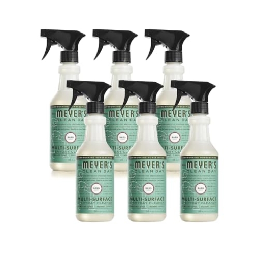 Picture of Mrs Meyers 14441 MRS. MEYER'S CLEAN DAY Multi-Surface Everyday Cleaner, Basil 16 oz (Pack of 6) (PK-6-EA)