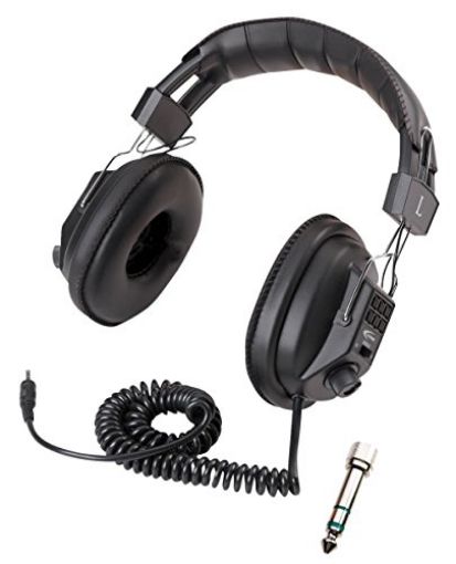 Picture of ERGOGUYS - STRATEGIC 3068AV-10L Califone 3068AV Stereo/Mono Headphones, 3.5 mm Stereo Plug, Black (EA)