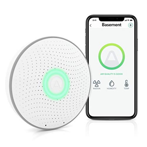 Picture of GLOBAL MARKETING PARTNERS, INC 2950 Airthings 2950 Wave Radon - Smart Radon Detector with Humidity & Temperature Sensor – Easy-to-Use – Accurate – No Lab Fees – Battery Operated - Free App (EA)