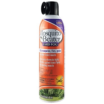 Picture of BONIDE PRODUCT 560 Bonide Mosquito Beater Yard Fog, 15 oz Ready-to-Use Aerosol Spray for Indoors & Outdoors, Kills Mosquitoes, Flies & Gnats (PK-12-EA)
