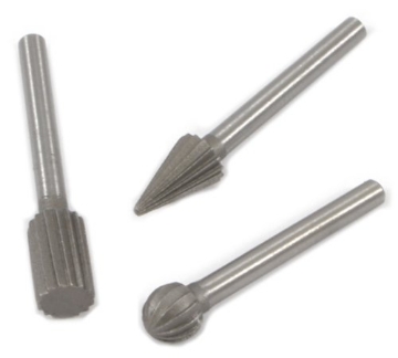 Picture of FORNEY INDUSTRIES INC 60224 Forney 60224 Mini Rotary File Cutter Set, 1/8-Inch Shaft, 3-Piece (EA)