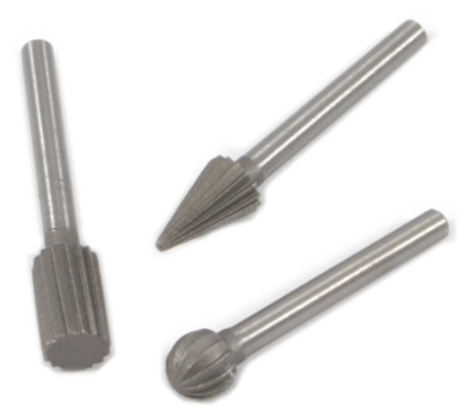 Picture of FORNEY INDUSTRIES INC 60224 Forney 60224 Mini Rotary File Cutter Set, 1/8-Inch Shaft, 3-Piece (EA)