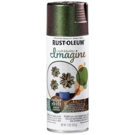 Picture of Rustoleum 345661 Rust-Oleum Imagine Craft & Hobby Color Shift Spray Paint Blue Galaxy Green Copper (PK-4-EA)