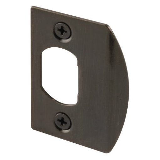 Picture of Prime E2308 Prime-Line E 2308 Antique Brass Plated, Dead Latch Door Strike (Single Pack) (EA)