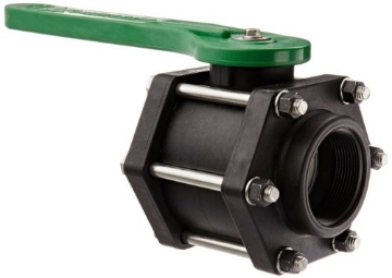 Picture of GREEN LEAF V200FP Green Leaf V200FP Polypropylene Bolted Ball Valve, Full Port, 2" NPT Female (EA)