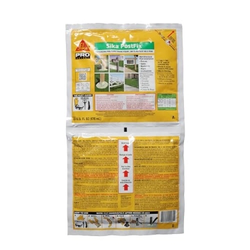 Picture of SIKA CORP 483503 Sika Postfix - Fence Post Mix - Light Green - Mix-in-The-Bag Expanding Foam for Supporting Non-Structural Posts - 978 ml (EA)