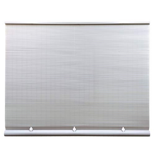 Picture of RADIANCE 3320156 Radiance Cordless Outdoor Shades for Porch, Patio & Windows - Waterproof PVC Blinds for Indoor & Outdoor - Roll-Up Patio Privacy Screen for Diffuse Sunlight - White - 60" W x 72" L - (3320156) (EA)