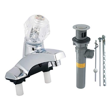 Picture of Home Plus+ 4316P-CP MUELLER Faucet LAV 1HPLS CH W/PU by Home Plus MfrPartNo 4316P-CP (EA)