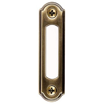 Picture of Heath Zenith SL-550-90 Globe Electric SL-550-00 Wired LED Push Button, No Size, Antique Brass (EA)