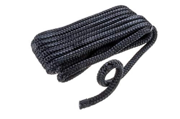 Picture of ATTWOOD MARI 40291 SEACHOICE Double-Braid Nylon Dock Line 3/8" x 15' 40291 Black (EA)
