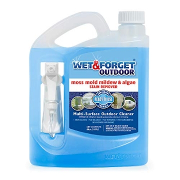 Picture of WET & FORGET INC 804064 Wet & Forget Outdoor Moss, Mold, Mildew, & Algae Stain Remover Multi-Surface Cleaner, Ready to Use, 64 Ounce (EA)