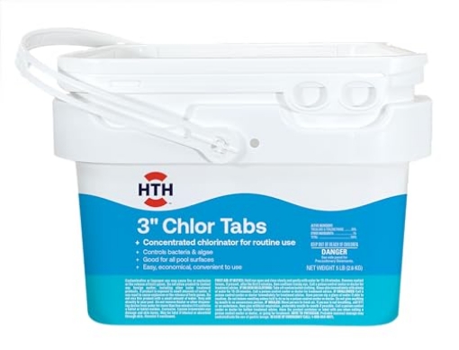 Picture of ARCH CHEMICAL 42064 HTH 42064 Swimming Pool Care 3" Chlorine Shock Individually Wrapped Tablets, 5lb (EA)