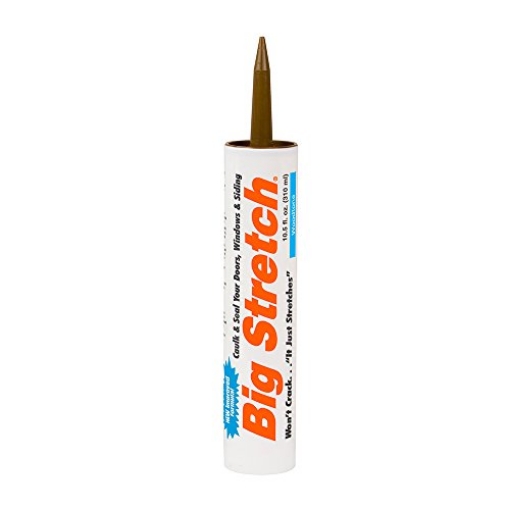 Picture of SASHCO INC (SEALANTS) 10018 Sashco - BIG-P-WT-12 Big Stretch Acrylic Latex High Performance Caulking Sealant, 10.5 Ounce Cartridge, Woodtone (Pack of 12) (PK-12-EA)