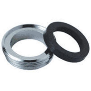 Picture of Brass Craft SF0002X Brass Craft Service Parts SF0002X 15/16-Inch - 27 Male Thread x 55/64-Inch - 27 Male Thread Chrome-Plated L - Quantity 5 (EA)