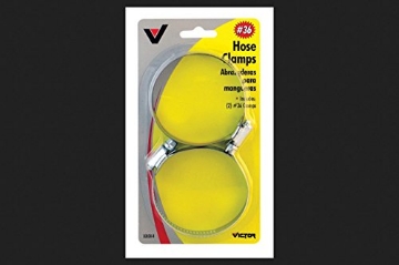 Picture of Victory Innovations Co. 22-5-00036-8 Victor 1-7/8 in to 2-3/4 in. SAE 20 Silver Hose Clamp Stainless Steel Band (EA)