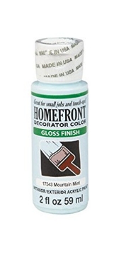 Picture of HOMEFRONT 17343 Homefront Gloss Mountain Mint Hobby Paint 2 oz. (PK-3-EA)