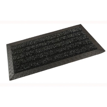 Picture of GRASS WORX 10376364 Grassworx Clean Machine Mat 18" X 34" Cinder Astroturf (EA)