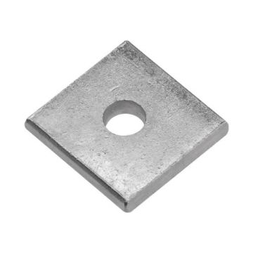 Picture of UNISTRUT RP1063EG P1063-EG 3/8" Square Strut Channel Washer for All 1-5/8" Strut Channel Bag of 5 (EA)