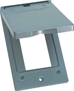 Picture of SIGMA ENGINEERED SOLUTIONS 14248 Sigma Electric, Gray Sigma Engineered Solutions, 14248 1-Gang Vertical GFCI Weatherproof Cover, No Size (EA)
