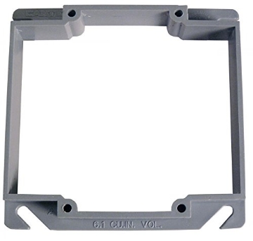 Picture of Cantex Industries EZ08ED Cantex EZ08ED 5/8" Double Gang Cover with Riser (EA)