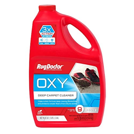 Picture of RUG DOCTOR 05044 Rug Doctor Triple-Action Oxy Carpet Cleaner Deep Cleans, Deodorizes, and Refreshes Carpet & Upholstery, 96 oz, Daybreak Scent, Professional-Grade, RED (EA)