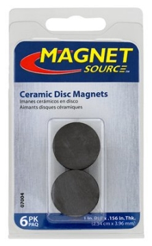 Picture of Magnet Source 07004 6PC Cera Disc Magnets (EA)
