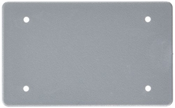 Picture of Cantex Industries 5133362B Lamson E980CNCAR 1 Gang Blank Cover, Pack of 1, 6.3 (EA)