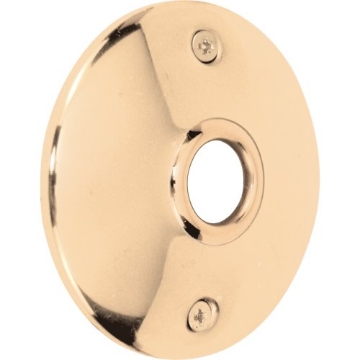 Picture of Prime E2296 Prime-Line E 2296 Door Knob Rosettes, 3 In. Outside Diameter, Polished Solid Brass (2 Pack) (EA)