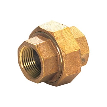 Picture of JMF COMPANY 4535324 JMF 1-1/2 in. Dia. x 1-1/2 in. Dia. FPT To FPT Brass Pipe Adapter (EA)