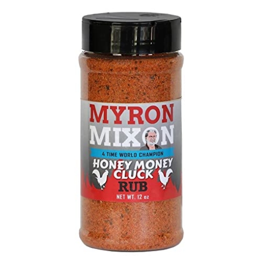 Picture of CDH ASSOCIATES MMR003 Myron Mixon BBQ Rub | Honey Money Cluck | Champion Pitmaster Recipe | Gluten-Free BBQ Seasoning, MSG-Free, USA Made | 12 Oz (EA)