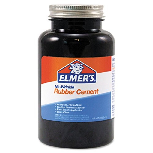 Picture of Elmers/Xacto 231Q Elmer's Rubber Cement, No-Wrinkle, 8 Ounces (PK-4-EA)