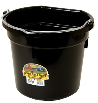 Picture of LITTLE GIANT LADDER SYSTEMS LLC P20FBBLACK6 Miller Manufacturing Flat Plastic Bucket (EA)