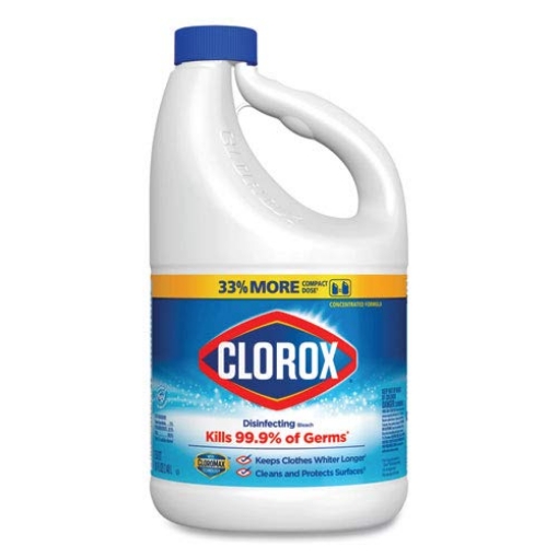 Picture of CLOROX(R) CLO32263 Regular Bleach with Cloromax Technology 81 Oz Bottle 6/Carton Qty: 6 (CT-6-EA)