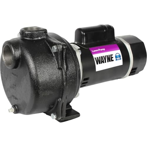 Picture of WAYNE MORGAN WLS200 WAYNE WLS200 - 2 HP Cast Iron High Volume Lawn Sprinkling Pump - Up to 4,200 Gallons Per Hour - Heavy Duty Outdoor Pump for Sprinkler Systems (EA)