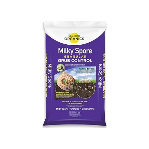Picture of ST. GABRIEL LABS 80015-4 St. Gabriel Organics - 15 Pound Milky Spore Granular Natural Japanese Beetle Grub Control and Repellent for Lawn and Garden Care (EA)