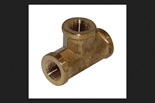Picture of JMF COMPANY 4505723 JMF 3/8 in. FPT X 3/8 in. Dia. FPT Brass Tee (EA)