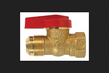 Picture of HOMEWERKS VGV1LHR5 BK Products Brass Threaded Gas Ball Valve (EA)