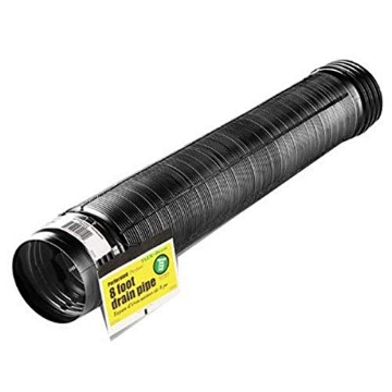 Picture of FLEX-DRAIN 54022 Flex-Drain 54022 Flexible/Expandable Landscaping Drain Pipe, Perforated, 4-Inch by 8-Feet (EA)