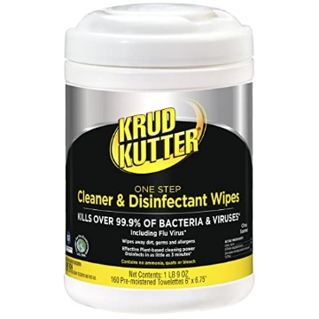 Picture of Krud Kutter 367508 Krud Kutter Pro 367508 One Step Cleaner & Disinfectant Wipes, 160 Wipes (EA)